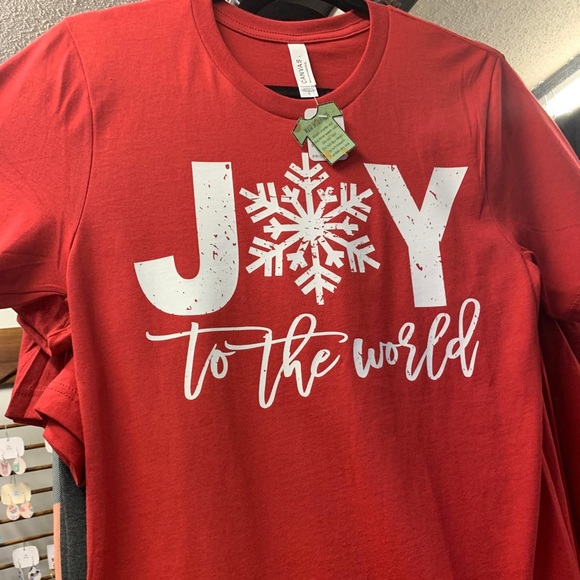 Bella Canvas Tops - ❄️JOY❄️ Graphic Tee